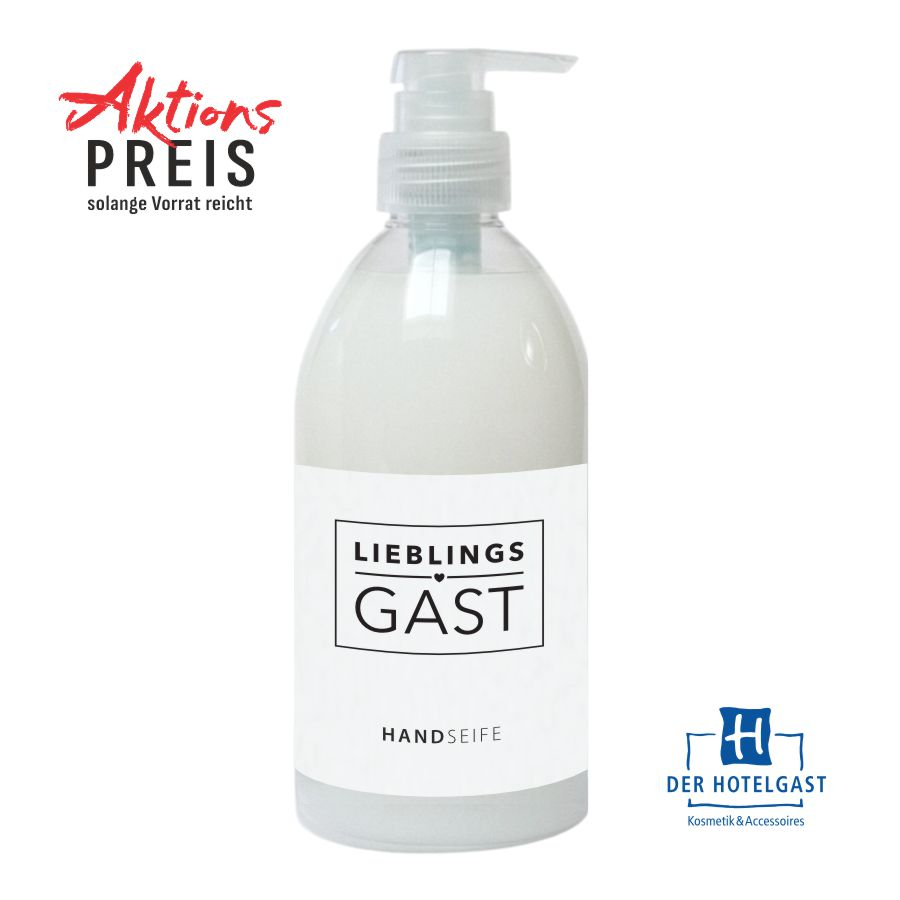 Seifenspender 500ml Handseife LIEBLINGS♥GAST
